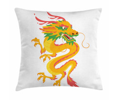 Fierce Animal Cartoon Design Pillow Cover