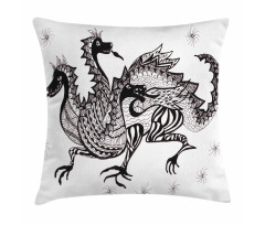 3 Headed Wild Character Pillow Cover