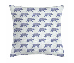 Ornaments on Forest Animal Pillow Cover