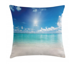 Sky and Tropical Sea Pillow Cover