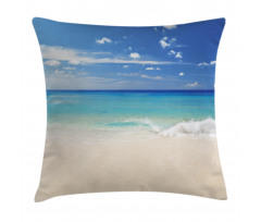 Shore Sea with Waves Pillow Cover