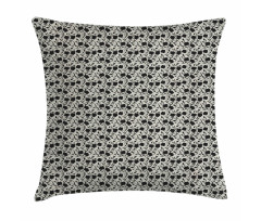 Artwork of Leaves Flowers Pillow Cover