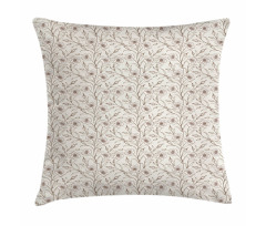 Buds Flower Petals Branches Pillow Cover
