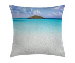Carribean Ocean Island Pillow Cover