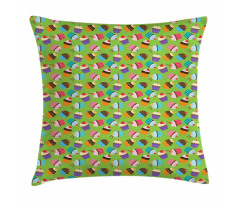 Colorful Cupcakes Pillow Cover