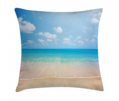 Tropical Sea Coast Sky Pillow Cover