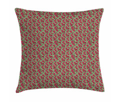 Christmas Flower Bouquet Pillow Cover