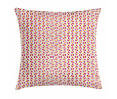 Colorful Flowers Origami Pillow Cover