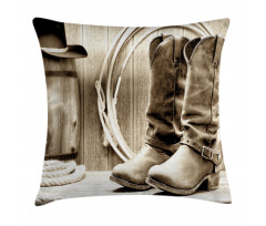 Wild Vintage Rodeo Pillow Cover