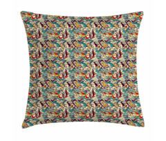 Clutter of Flying Creatures Pillow Cover