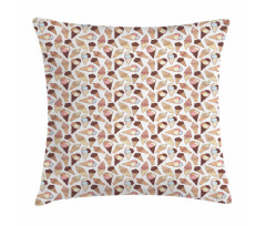 Creamy Cold and Cones Pillow Cover