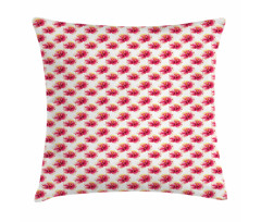 Warm Tone Hibiscus Flowers Pillow Cover