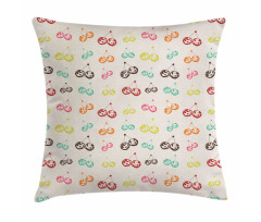 Colorful Fresh Organic Foods Pillow Cover