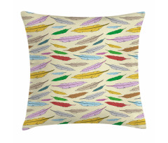 Bohemian Feathers Pattern Pillow Cover