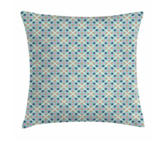 Diagonal Squares Geometric Pillow Cover