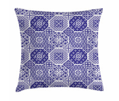 Rhythmic Flowers Motifs Pillow Cover