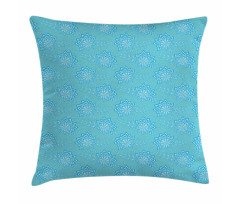 Pointy Petals Flowers Leaves Pillow Cover