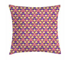 Retro Triangles Motifs Pillow Cover