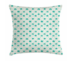 Seashore Crustacean Leaves Pillow Cover