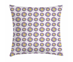 Circles in Whirlpool Art Pillow Cover