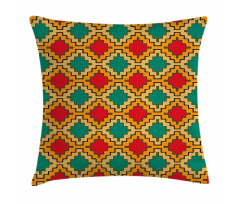 Stair Sided Tribal Shapes Pillow Cover