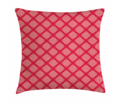 Heart Ornamental Motif Pillow Cover