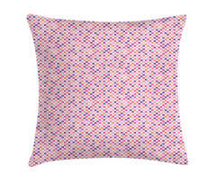 Colorful Symmetric Squares Pillow Cover