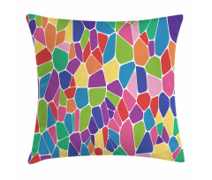 Irregular Colorful Cells Pillow Cover
