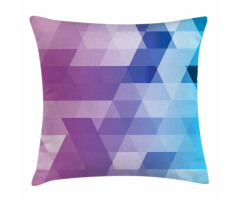 Fuchsia and Aqua Tones Art Pillow Cover