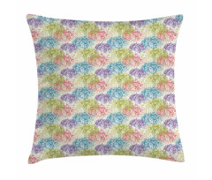 Colorful Petals Bloom Art Pillow Cover