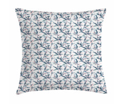 Graphic Design of Leaves Pillow Cover