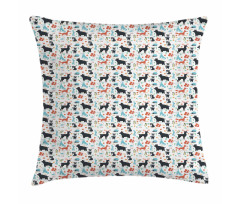 Fox Rabbit Bear Owl Pillow Cover