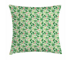 Tropical Climate Flora Pillow Cover