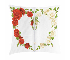 Heart Bouquet Romantic Pillow Cover