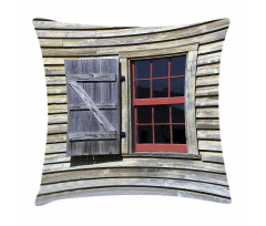 Village Cottage Shutter Pillow Cover