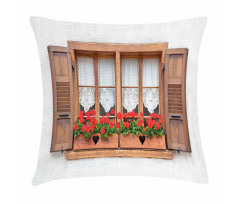 European Rustic Shutters Pillow Cover