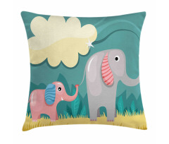 Pastel Baby Animal Pillow Cover