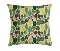 Various Detailed Leaves Pillow Cover