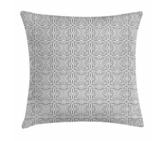 Concentric Round Squares Pillow Cover