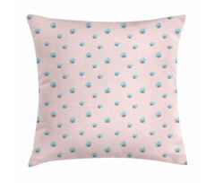 Cupcakes and Polka Dots Pillow Cover