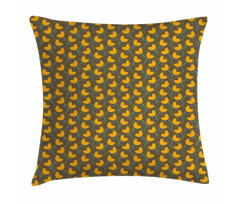 Vintage Strokes and Flowers Pillow Cover