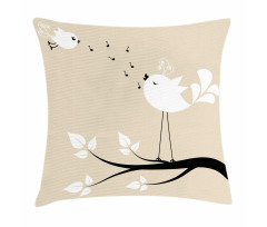 2 Birds on a Branch Pillow Cover