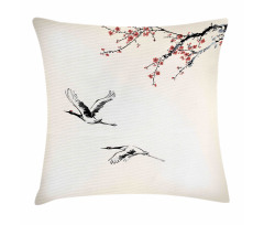 Cherry Trees in Spring Pillow Cover