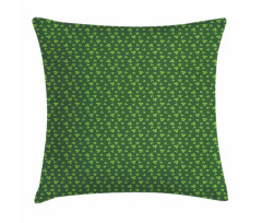 Mini Shamrock Leaves Pattern Pillow Cover