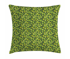 Hawaiian Forest Plants Art Pillow Cover