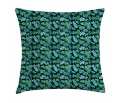 Hawaiian Island Leaves Pillow Cover