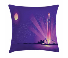 Lighthouse Under Night Pillow Cover