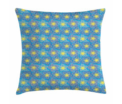 Mosaic Plumeria Petal Pillow Cover