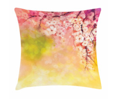 Sakura Floral Beauty Pillow Cover