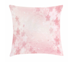 Cherry Blossom Floral Art Pillow Cover
